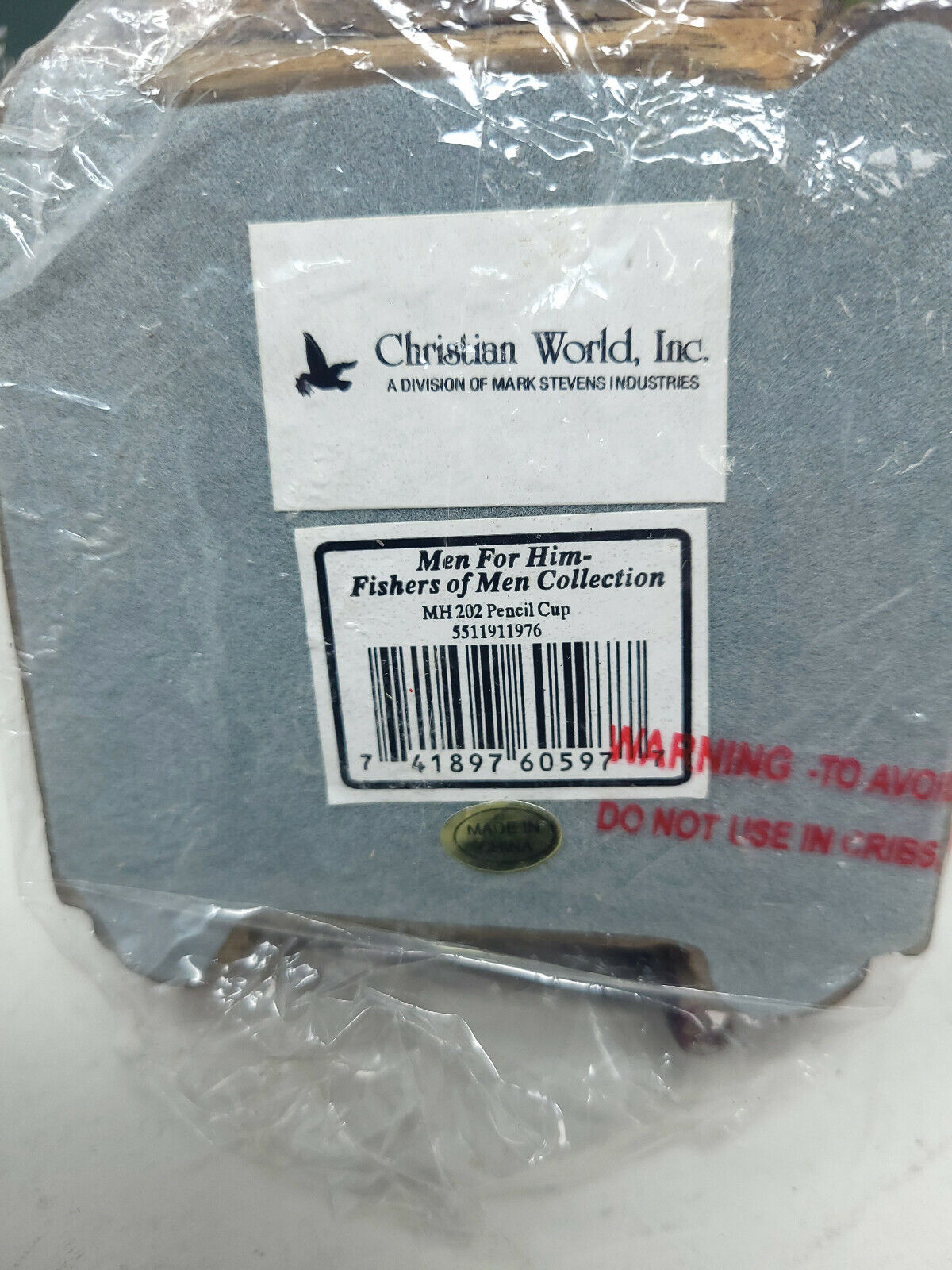 Christian World, Inc. "Fishers of men Collection" - MH 202 Pencil Cup - OPEN BOX