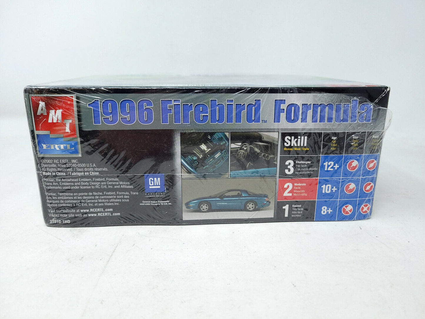 AMT Ertl 1996 Firebird - 2003 Model Kit - NEW SEAL - Some wear in Seal - READ