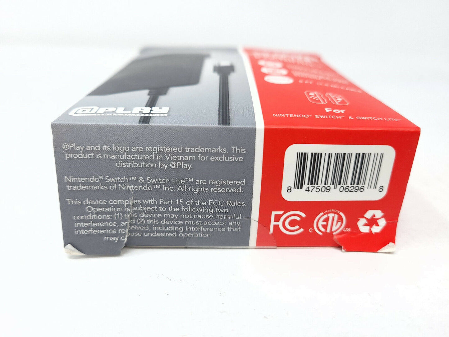 Play Gaming AC Power Adapter for Nintendo Switch & Switch Lite 5ft - Open Box