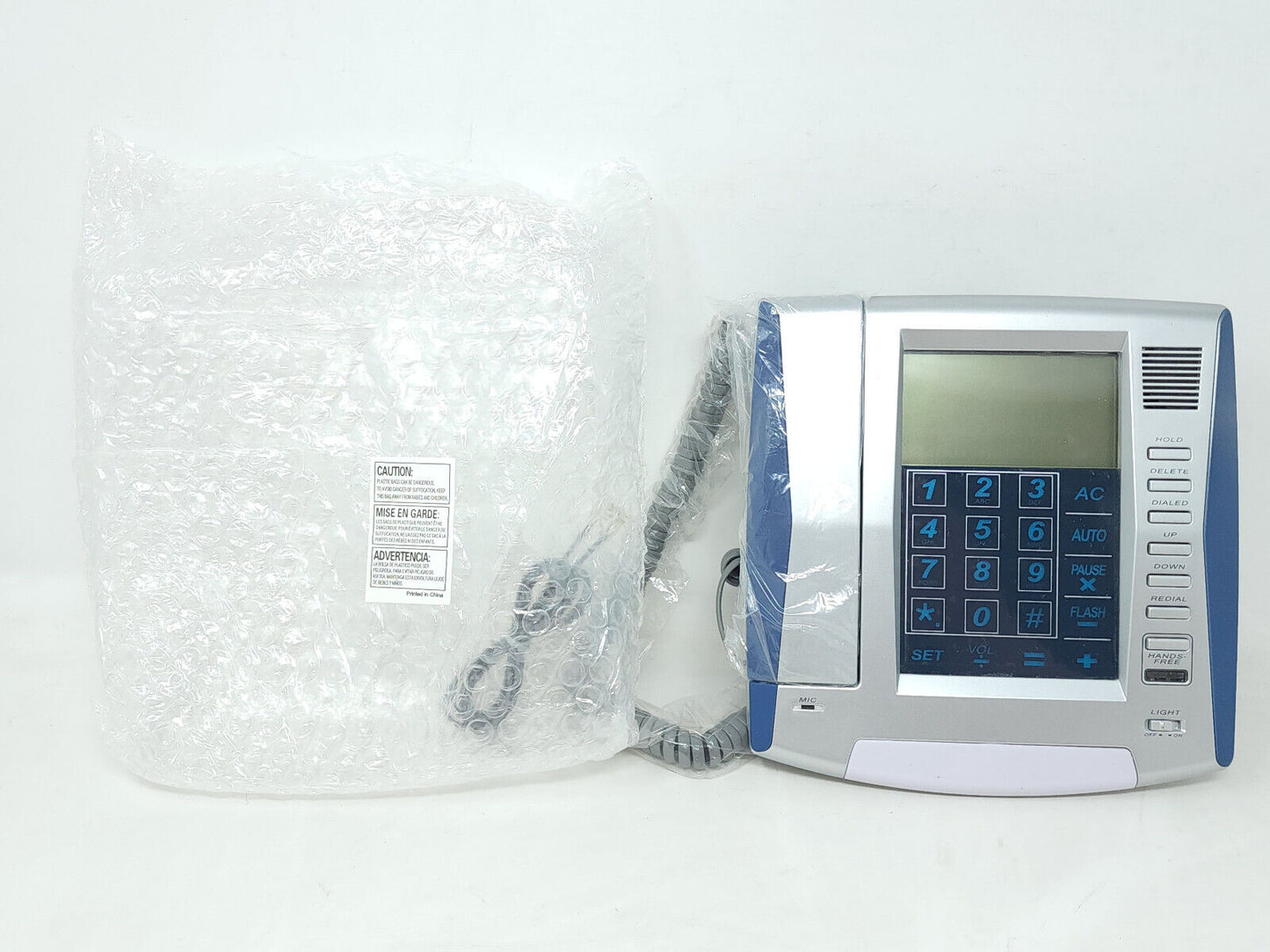 Innovage Phone Talking Caller ID LCD Touch Panel Land Line - NEW OPEN BOX