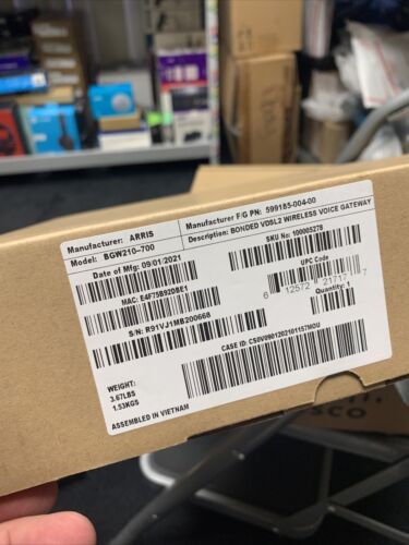 Arris BGW210-700 802.11bgnac 400mW Bonded VDSL2 Wireless Voice Gateway