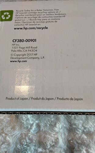 GENUINE HP 312A CF380A BLACK TONER CARTRIDGE New In Sealed box