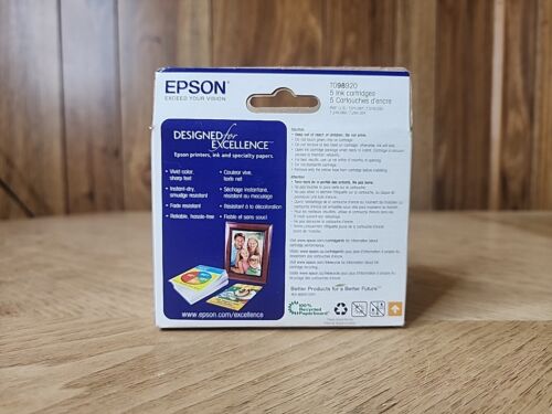 Genuine Epson 98 Five Pack T098920 High Capacity Color Ink Cartridges OEM EXP 2023