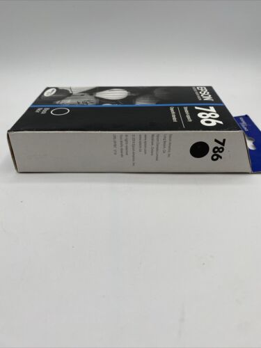 Genuine Epson 786 Black Ink Cartridge Exp 2021-2022