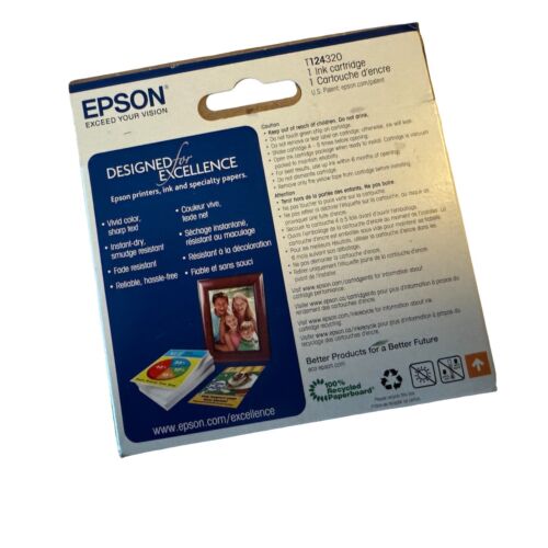 Genuine Epson 124 Magenta Ink Cartridge Epson Stylus NX125 NX127 exp 06.2020