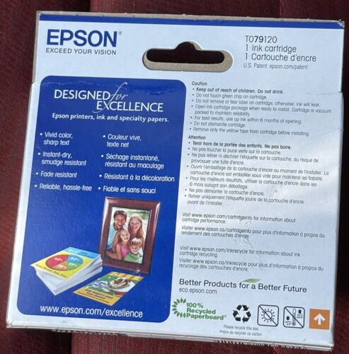 EPSON Claria Ink Cartridge Printer Inkjet BLACK High Capacity 79 - Exp 04/2024