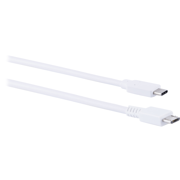 Ativa® USB 2.0 Type C to-Micro USB Type-B Cable, 3.28', White, 35575
