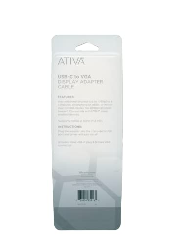 ATIVA HDMI to Mini & Micro HDMI Adapter, Black, 27525 – Versatile 3-in-1 High-Speed Video Solution