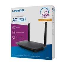 Linksys AC1200 Dual Band WiFi 5 Router with Easy Setup, Black