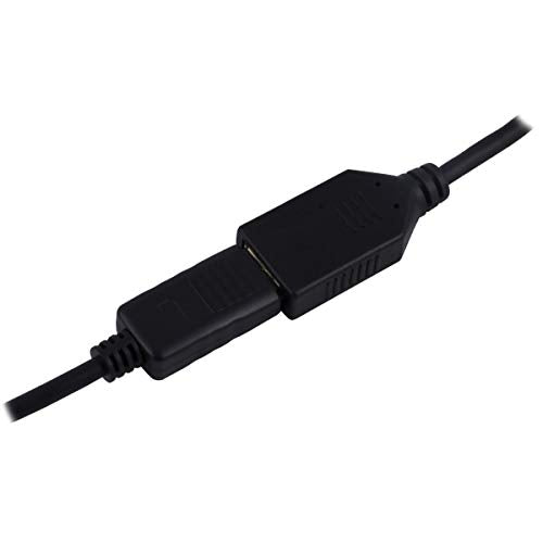 ATIVA Mini DisplayPort to DisplayPort Adapter, 6", Black, 36542