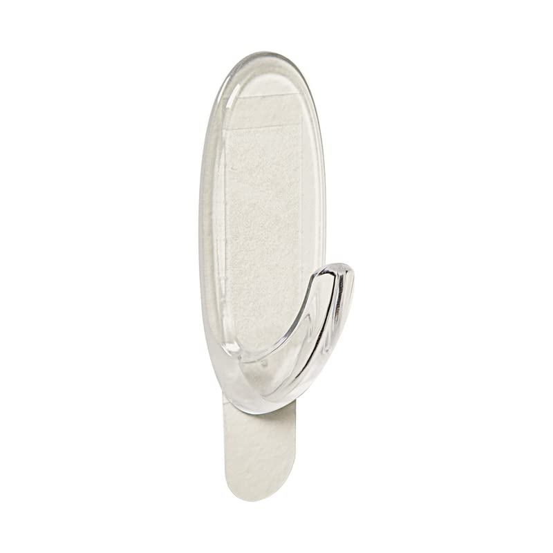 Command™ Outdoor Large Clear Window Hook with Clear Strips 17093CLR-AW-EF