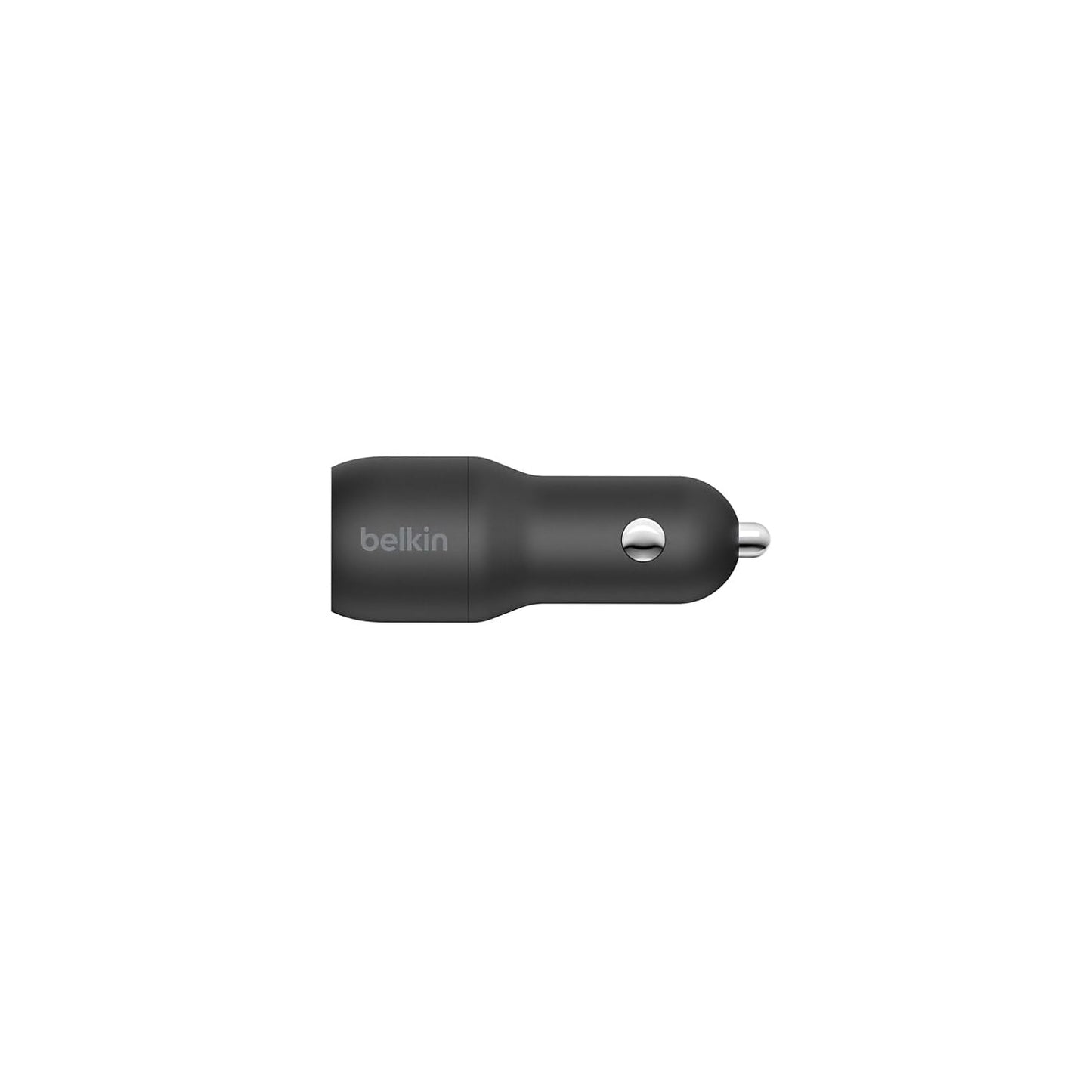 Belkin 24 Watt Dual USB Car Charger - 2 12W USB A Ports with Fast Charging for Apple iPhone 14, 14 Pro, 14 Pro Max, iPhone 13, 13 Pro, 13 Pro Max, Samsung Galaxy, AirPods & More - USB-C Charger