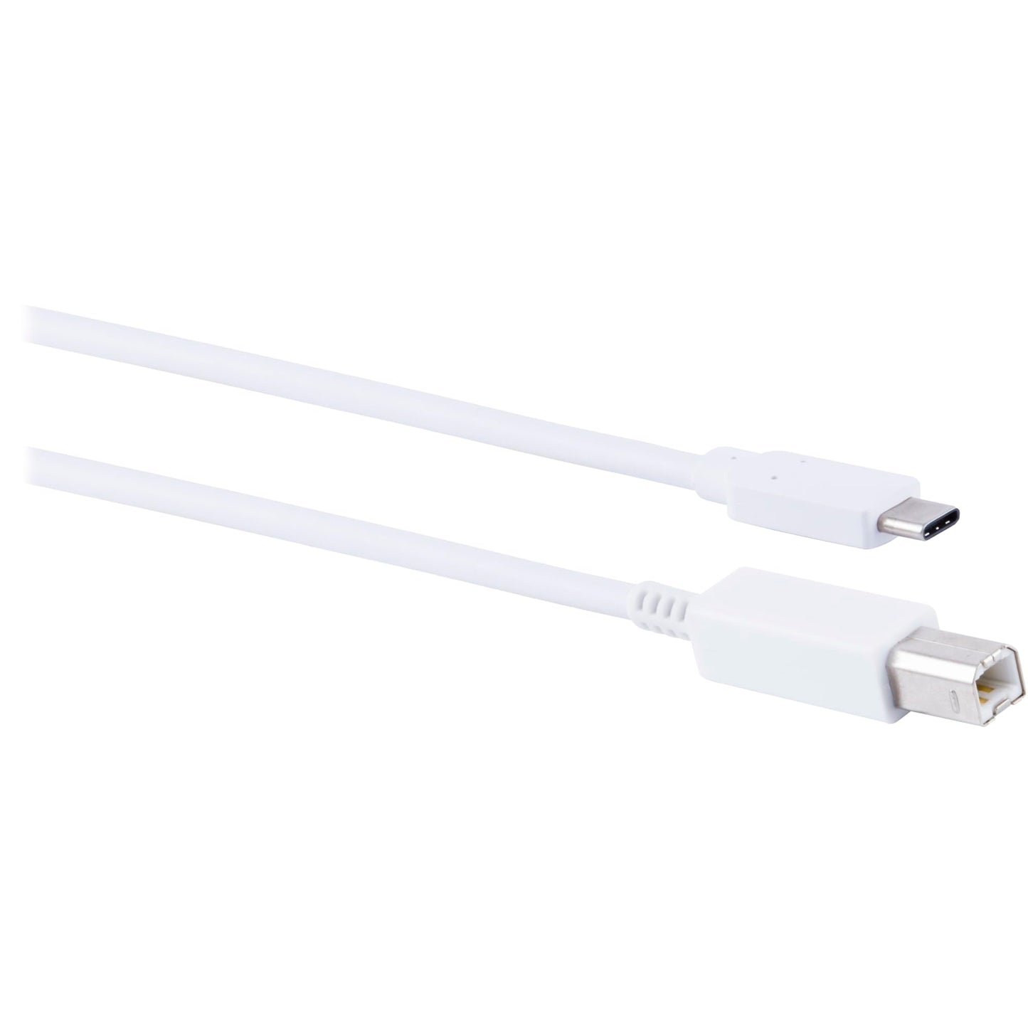 ATIVA® USB-C-to-USB-B Cable, 6.5', White, 32462
