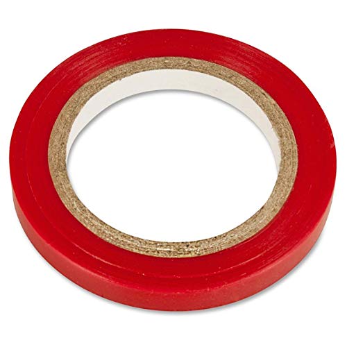 COSCO Art Tape, 1/4"W, Gloss Red