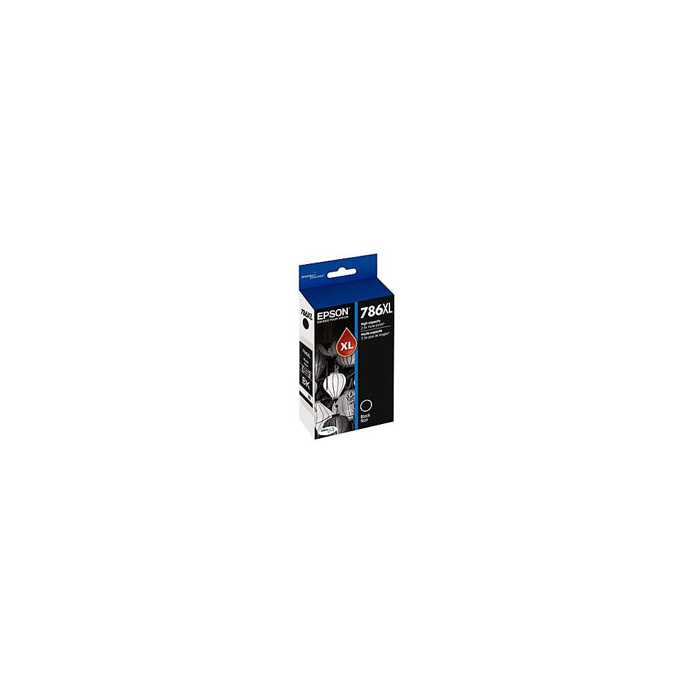 Epson T786 DURABrite Ultra Ink High Capacity Black Cartridge (T786XL120-S) - EXP 12/2021