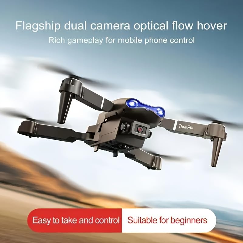 Generic E99 Pro Professional Entry-Level Drone, Dual Camera FPV WiFi, High Altitude Hovering, Outdoor Party Overhead Shot, Beginner Gift, Balck