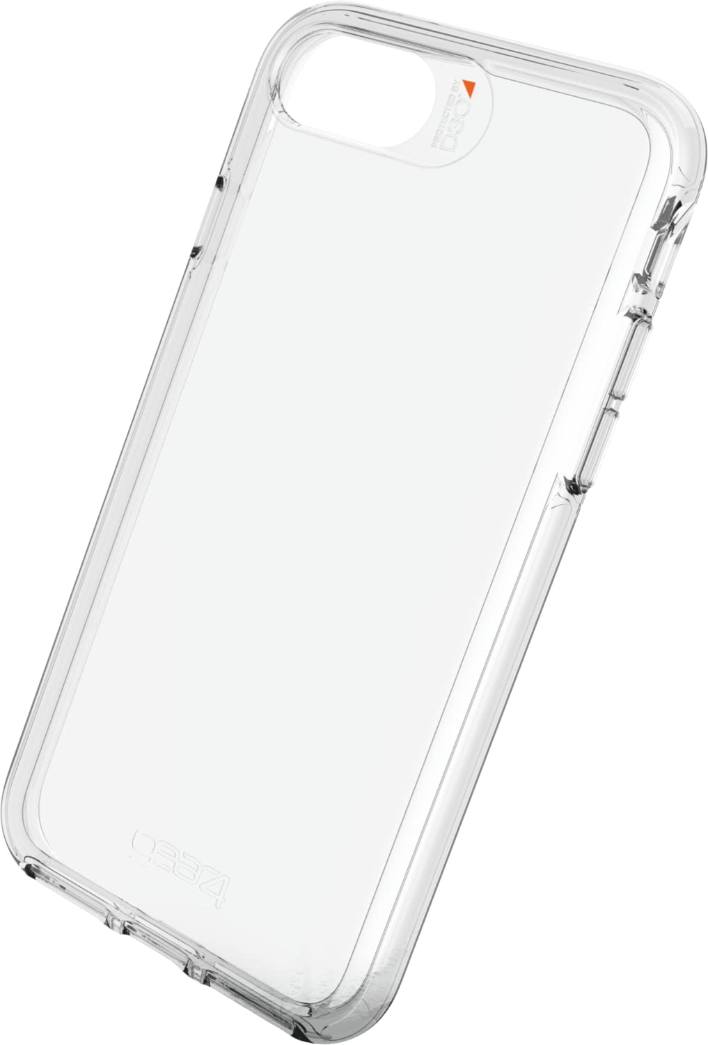 Gear4 ZAGG Crystal Palace Case for iPhone SE 2022/SE (2nd Gen) & iPhone 8/7/6s/6 � Advanced Impact Protection, Integrated D3O Technology, � Transparent Finish, Clear (702009619)