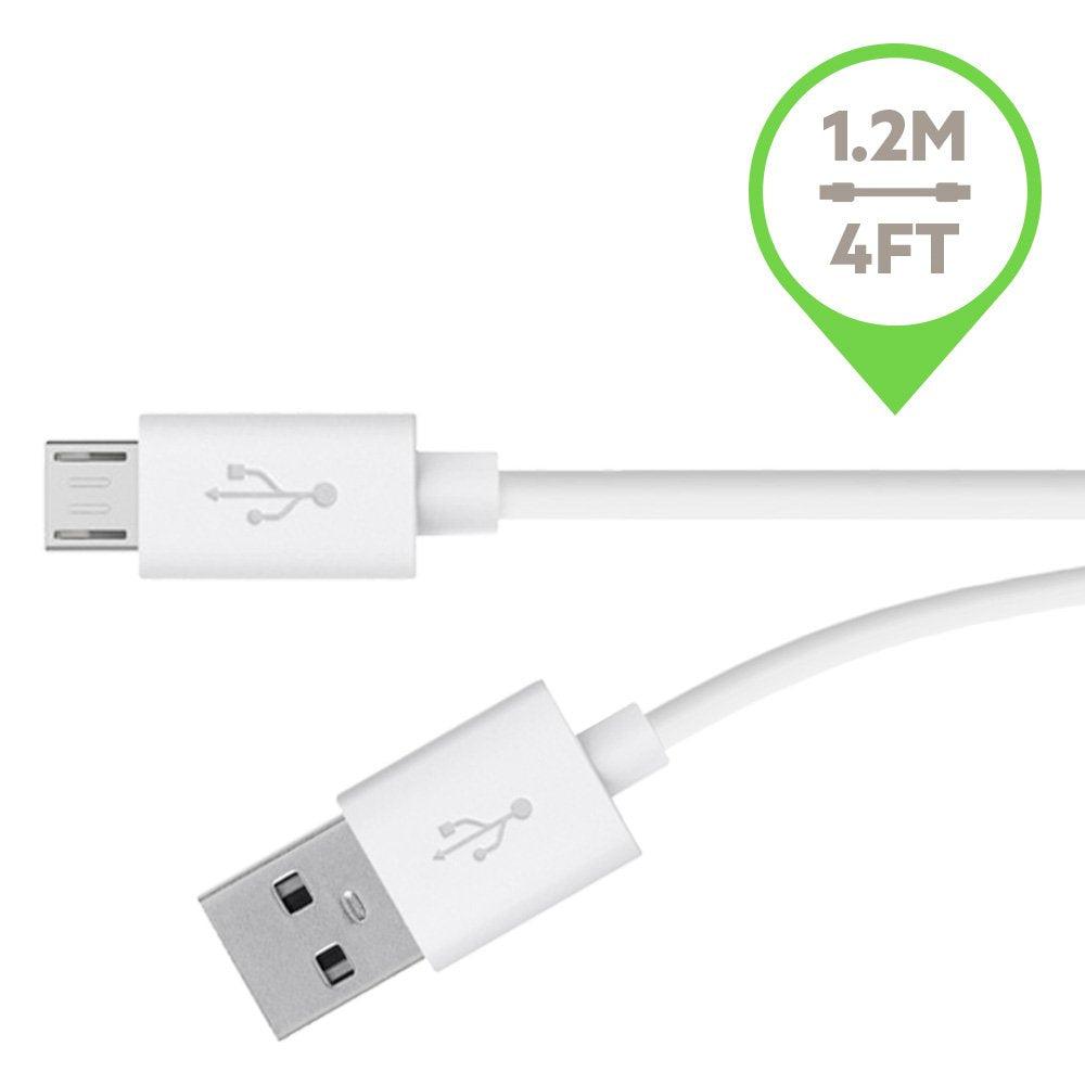 Belkin MIXIT? Micro USB Cable for Samsung Phones (White, 4 Feet)