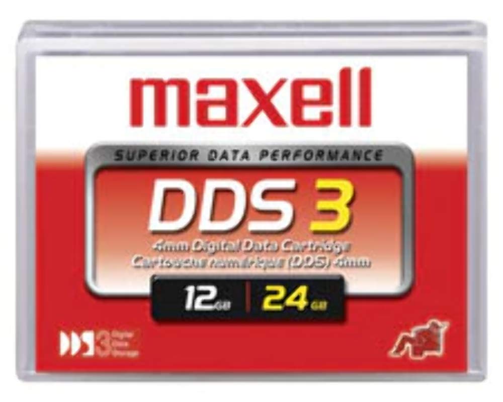 Maxell DDS3 12GB 24GB 4 mm Digital Data Cartridge