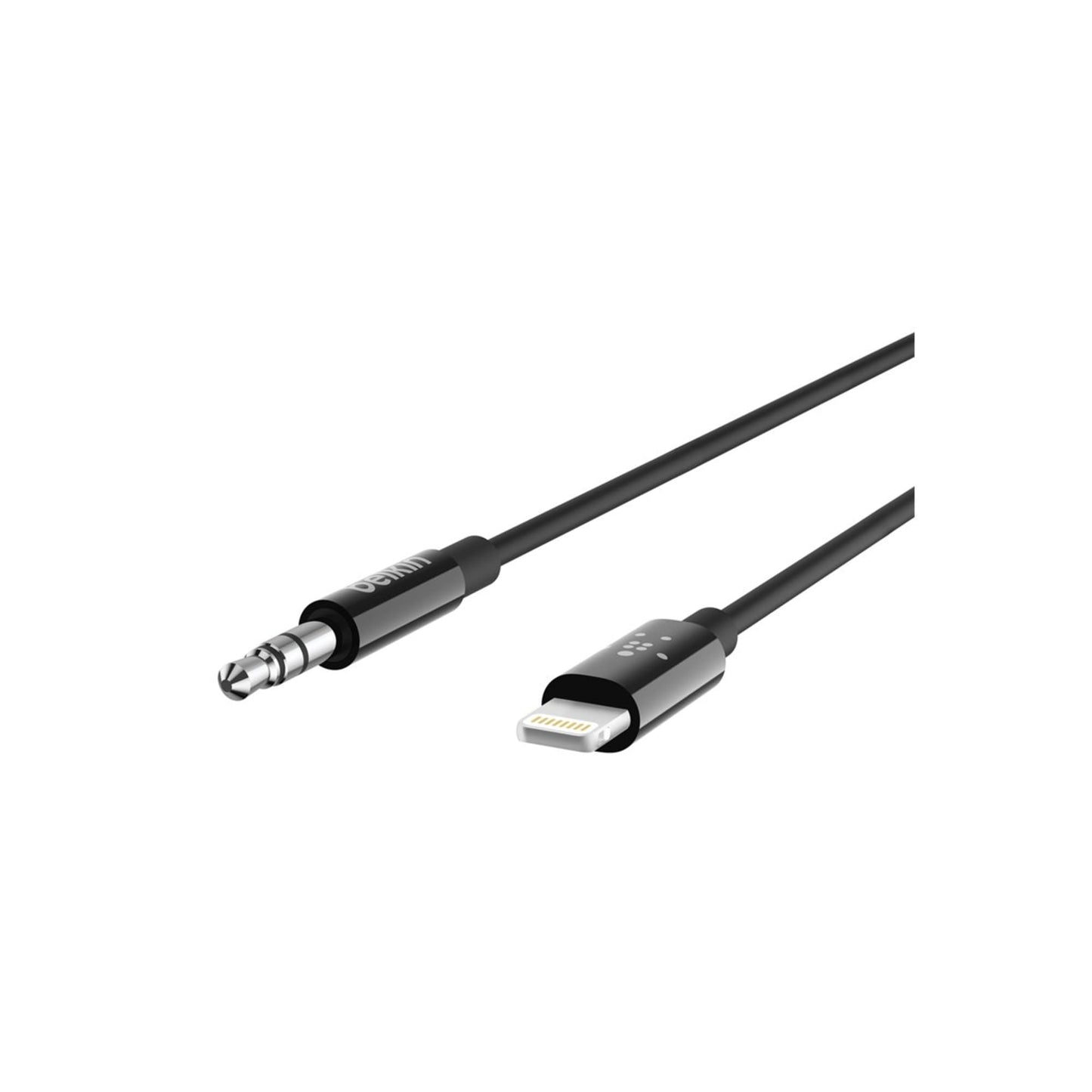 Belkin AV10172bt03-BLK 3.5mm Audio Cable With Lightning Connector, Black, Smartphone