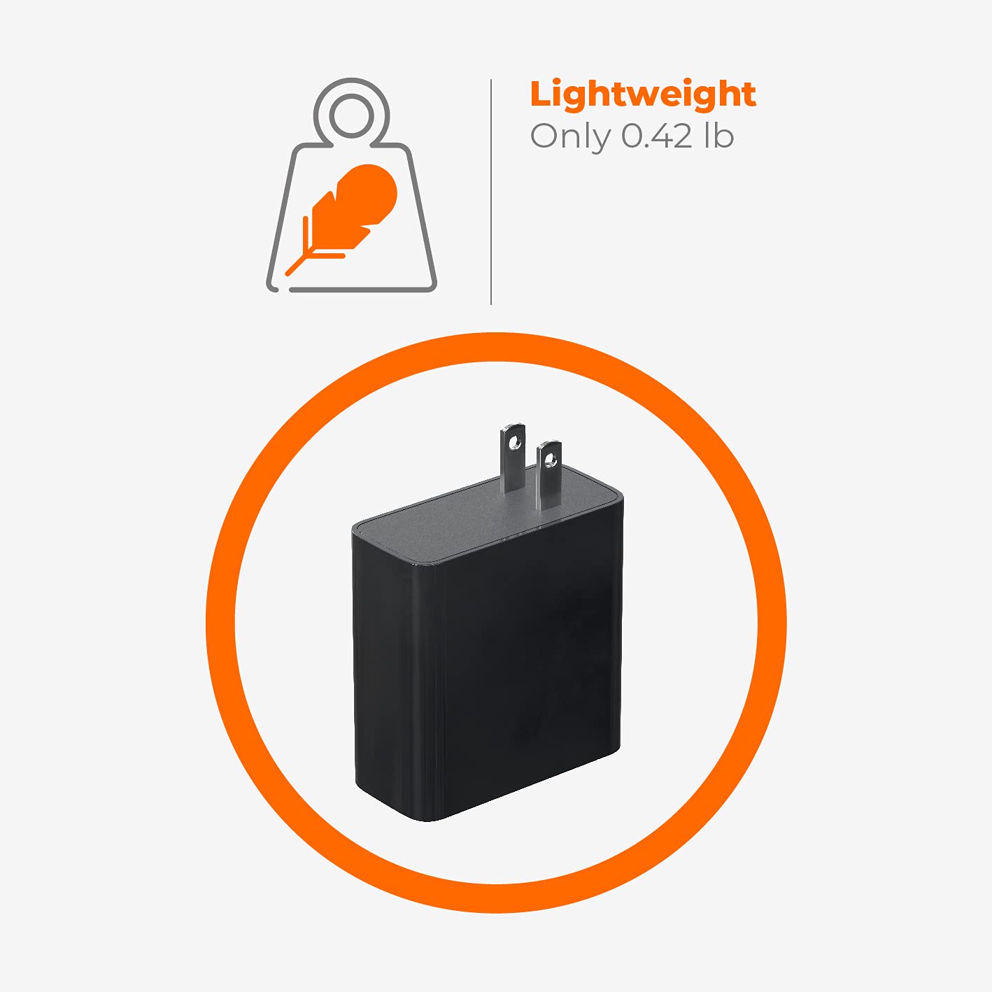 Einova 100W Universal Power Adapter, Includes 5 Charging Tips & USB-C Charging and Data Cable, GaN Power Architecture for Energy Efficiency Versatile Compatibility, Ergonomic Design