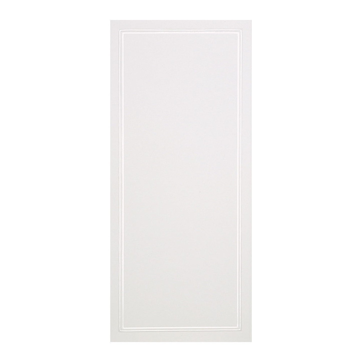 Gartner Studios Pearl White Trifold Wedding Program, Print at Home, 8.5” x 11” Unfolded, 50 Count