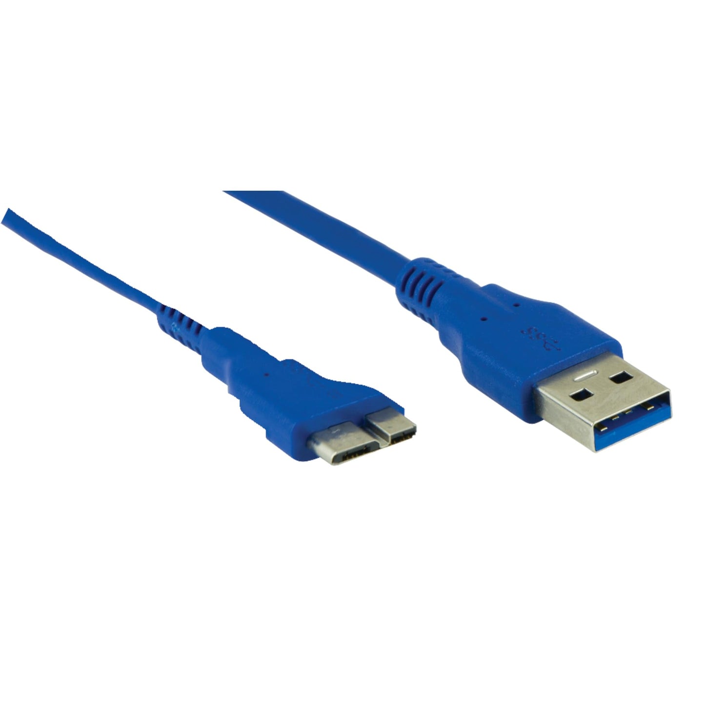 ATIVA® USB 3.0 to Micro B Cable, 3’, Blue, 27517