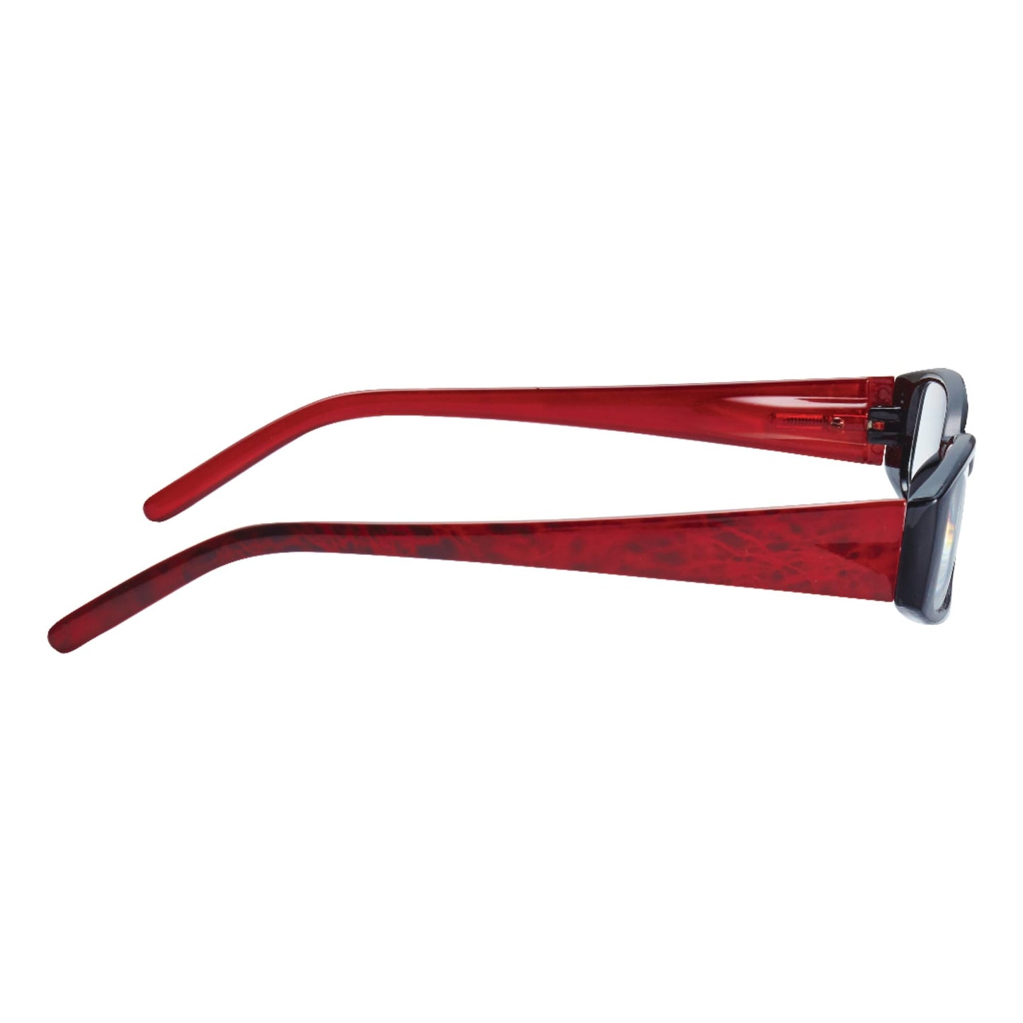 Wink by ICU Eyewear Women's Reading Glasses BLACK RED MARBLE +1.75