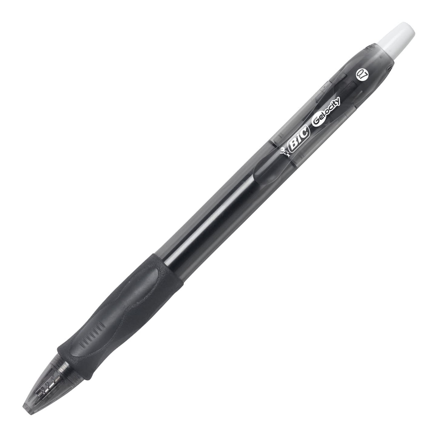 BIC� Gel-ocity Retractable Gel Ink Rollerball Pens, Medium Point, 0.7 mm,
