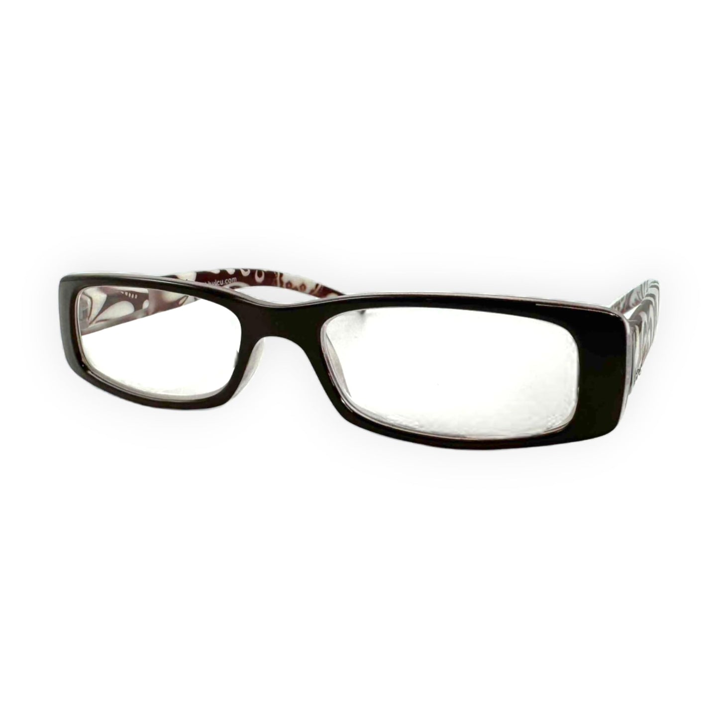 ICU Eyewear Wink +1.25 Magnification Reading Glasses (20220101 Brown Floral)