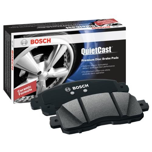 BOSCH BC853 QuietCast Premium Ceramic Disc Brake Pad Set - Compatible With Select Chrysler Crossfire; Mercedes-Benz E300, E320, E350, E430, SLK320; FRONT