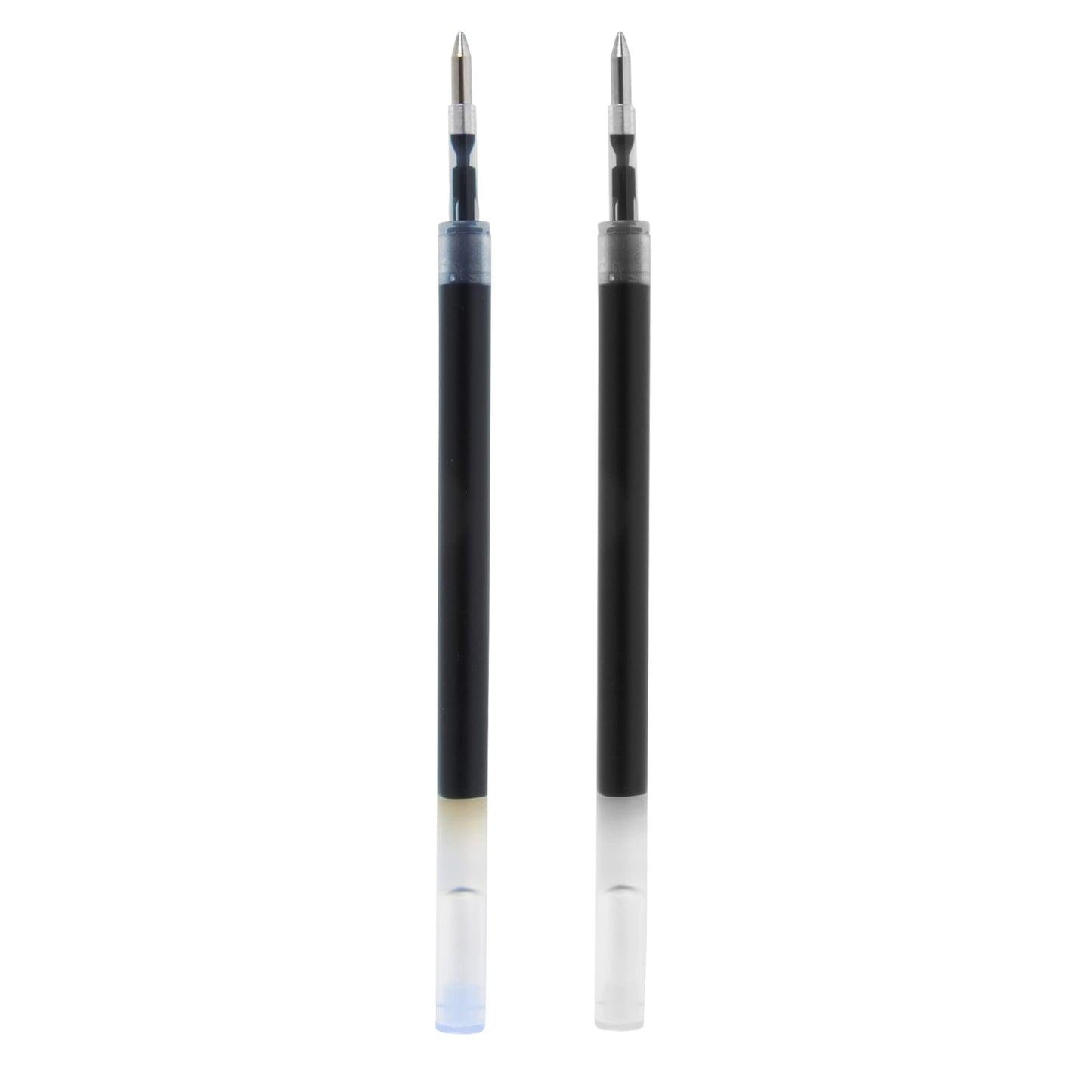 TUL® Fine Writing Solid Metal Barrel Retractable Ballpoint Pen With 2 Refills, Medium Point, 1.0 mm, Rose Gold Barrel, Black/Blue Ink