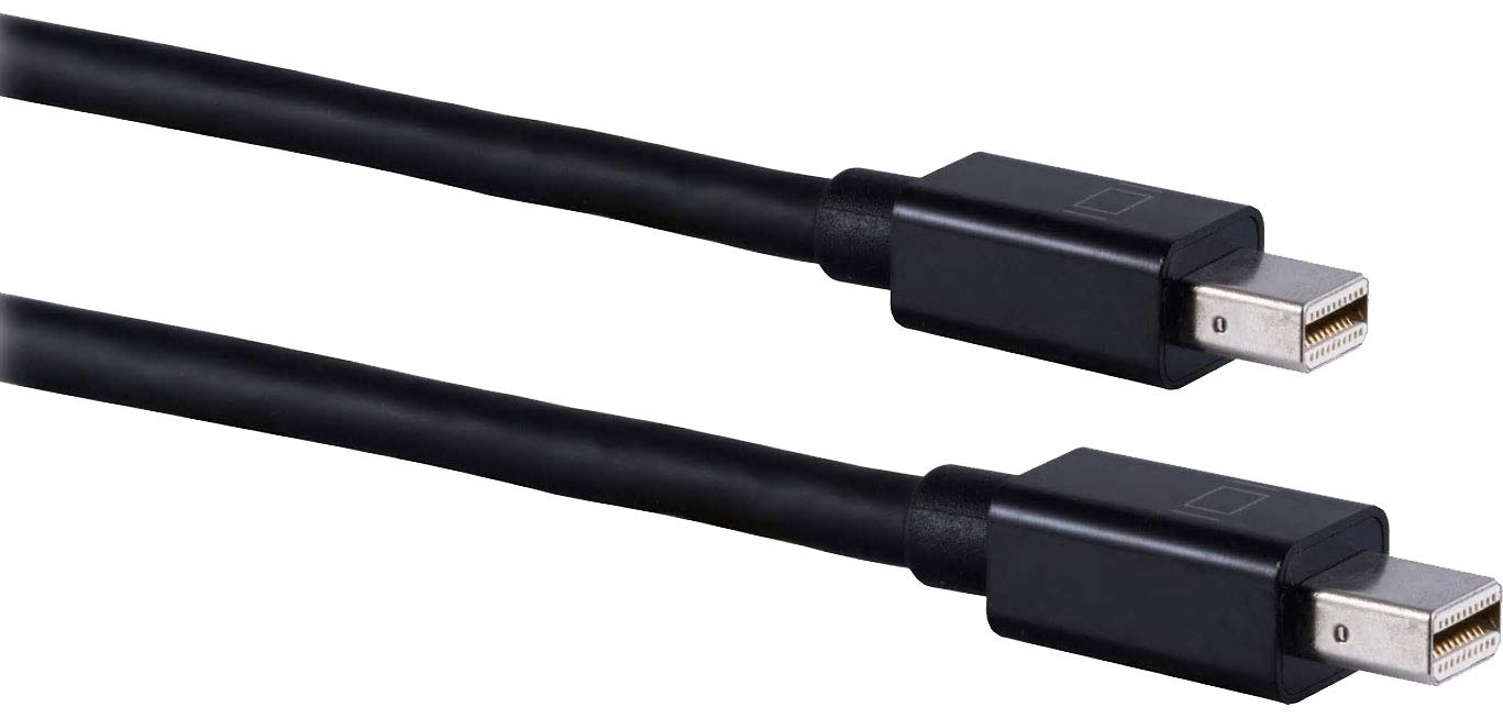 ATIVA Mini DisplayPort to Mini DisplayPort Cable, 6�, Black, 36544