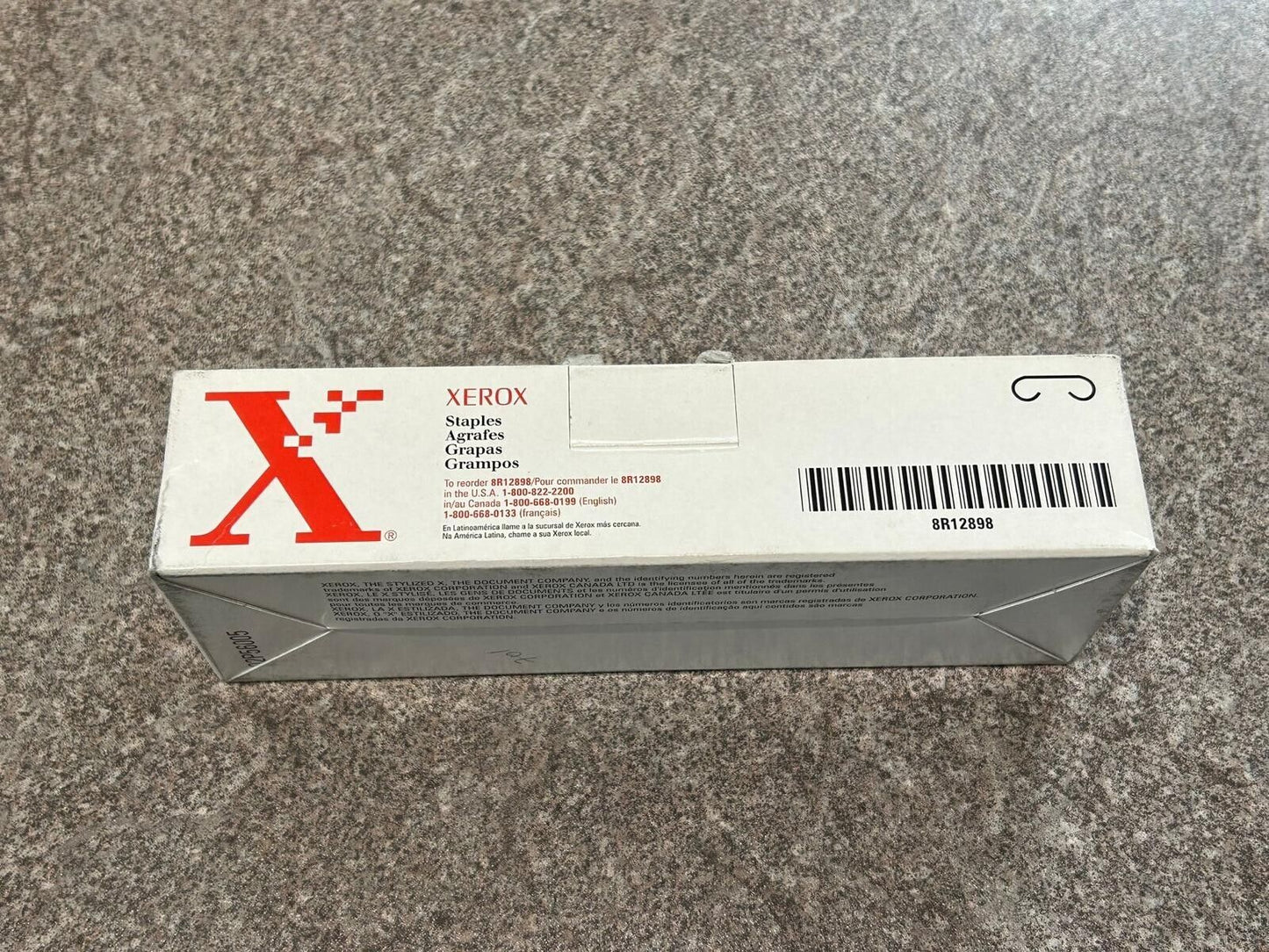 Xerox Genuine Staples 8R12898 Pack of 3 Cartridges Unused 15,000 Staples- AD814
