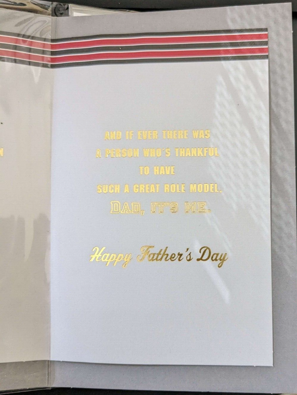 American Greetings (Premier) 3D “Dad” Father’s Day Card