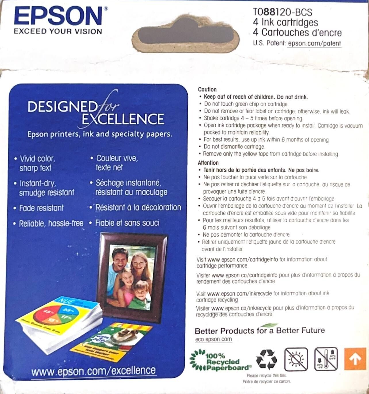Epson - 88 4-Pack Ink Cartridges - Black/Cyan/Magenta/Yellow EXP 11.23