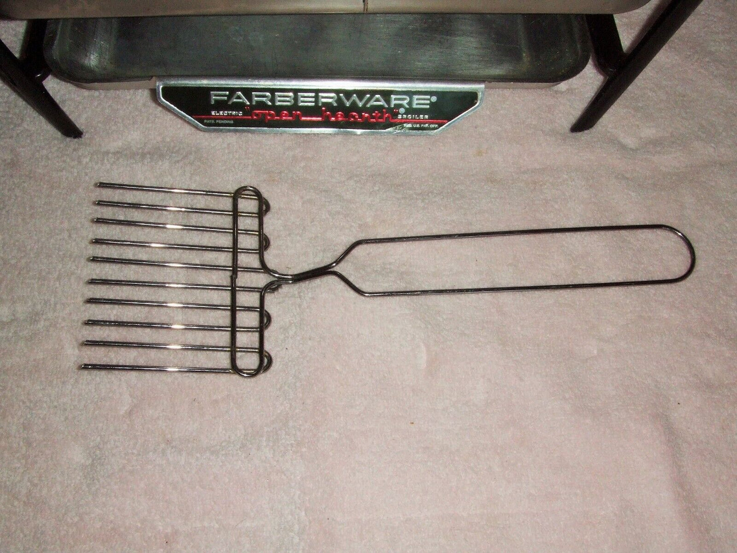 Farberware 450 Open Hearth Stainless Indoor Electric Broiler Rotisserie Grill