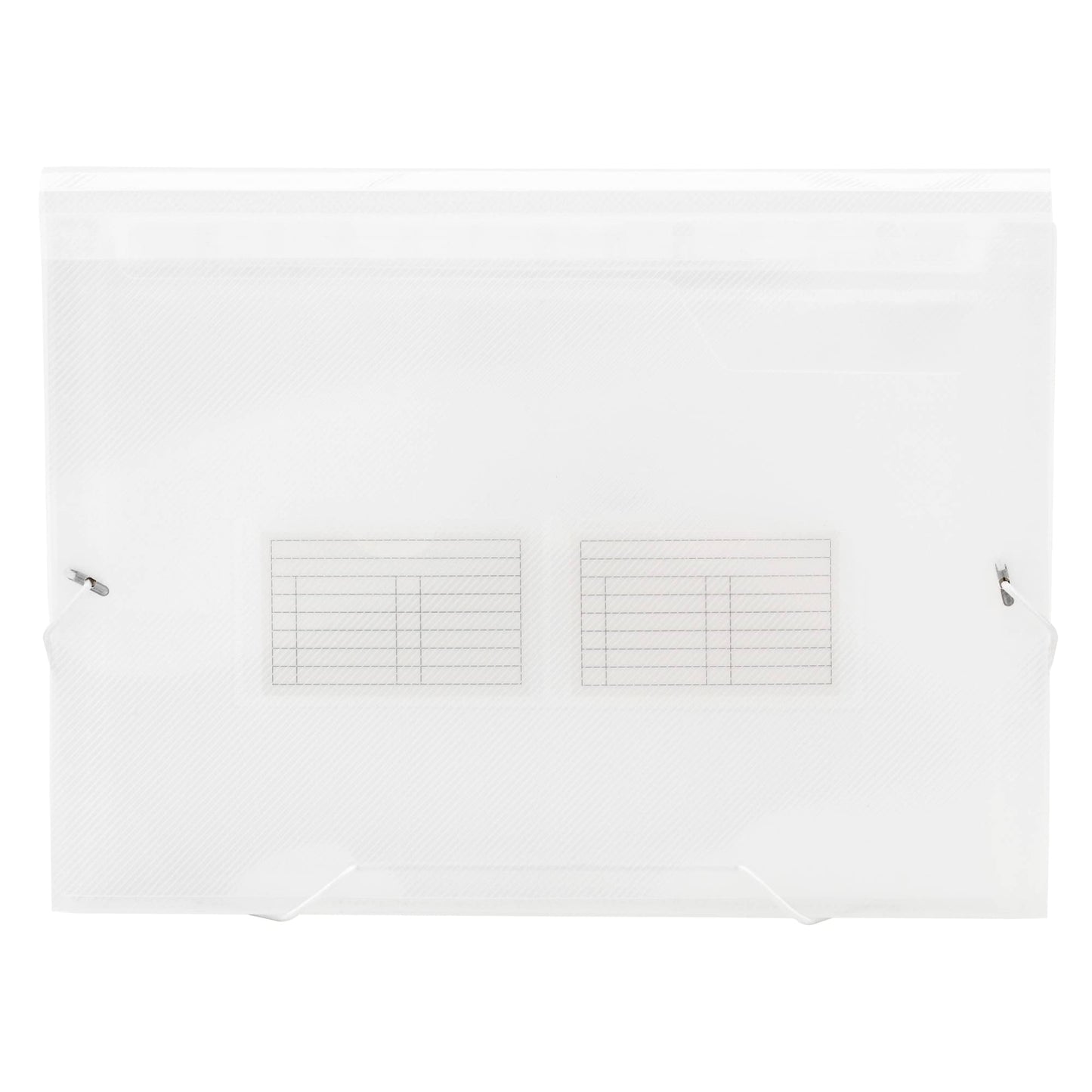 Office Depot� Brand Plastic File, 13 Pocket, Expansion 3-1/2", 8 1/2" x 11", Letter, Clear, Pack of 1