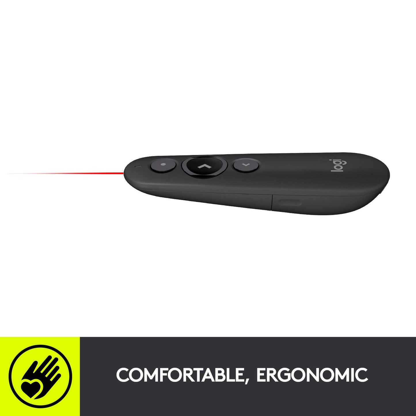 Logitech R500s Laser Presentation Remote Clicker with Dual Connectivity