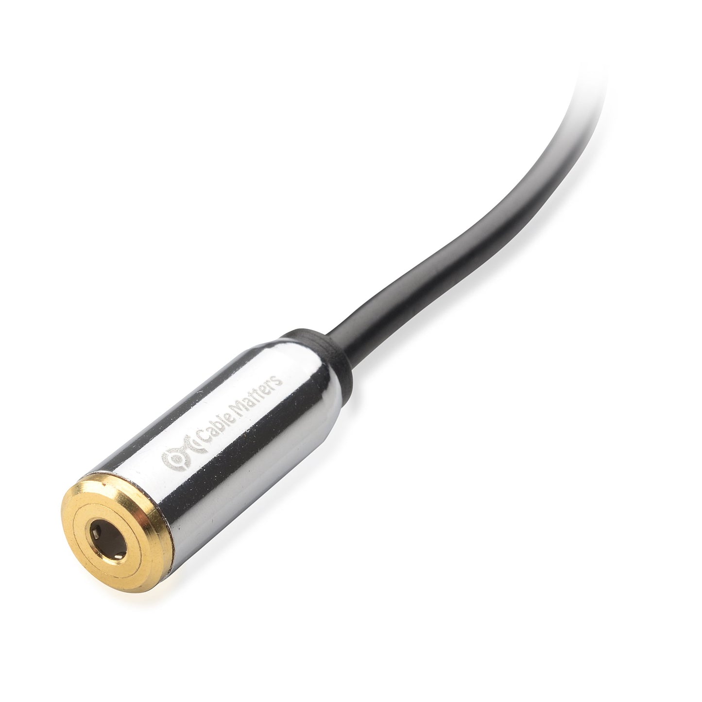 Cable Matters Male to Female Headphone Extension Cable (3.5mm Extension Cable) 6 Feet for Car Stereo, iPhone, iPad, Samsung Galaxy Smartphones, MP3 Players and Laptops