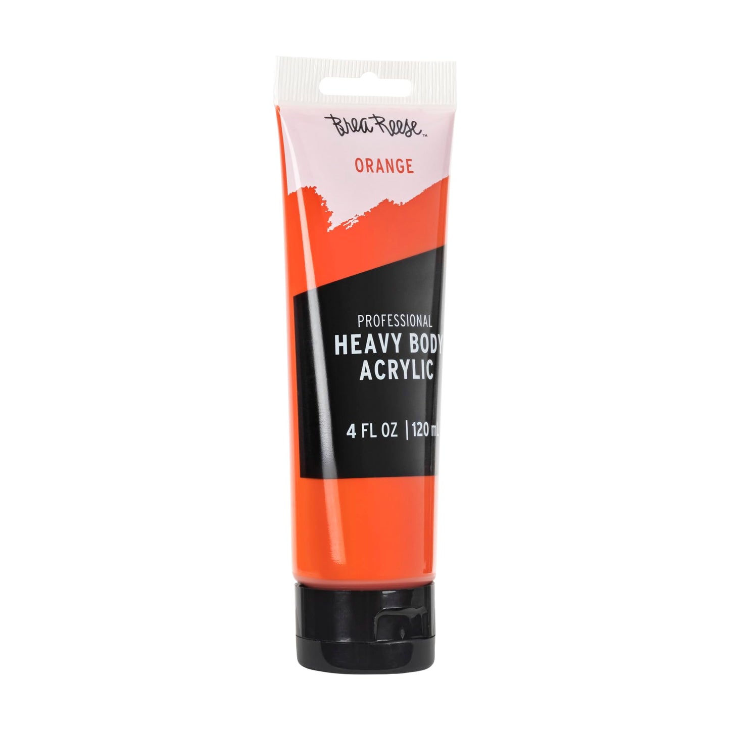 Brea Reese Professional Heavy-Body Acrylic Paint, 4 Oz, Orange