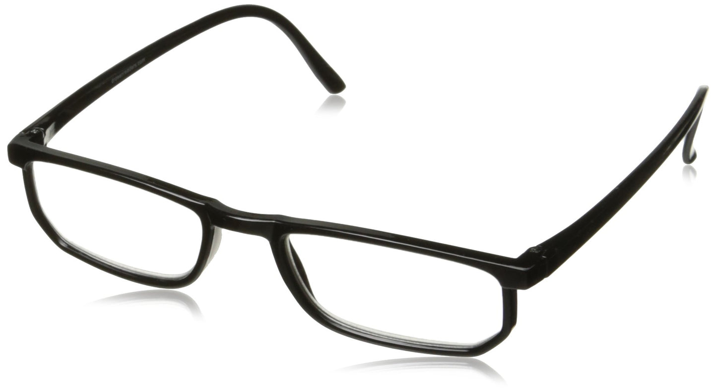 Dr. Dean Edell Basic Rectangle, Black (+1.25)