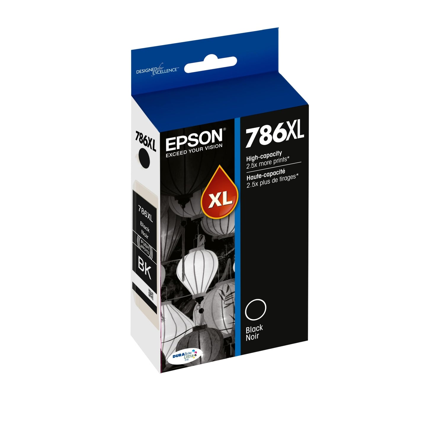 Epson T786 DURABrite Ultra Ink High Capacity Black Cartridge (T786XL120-S) - EXP 12/2021