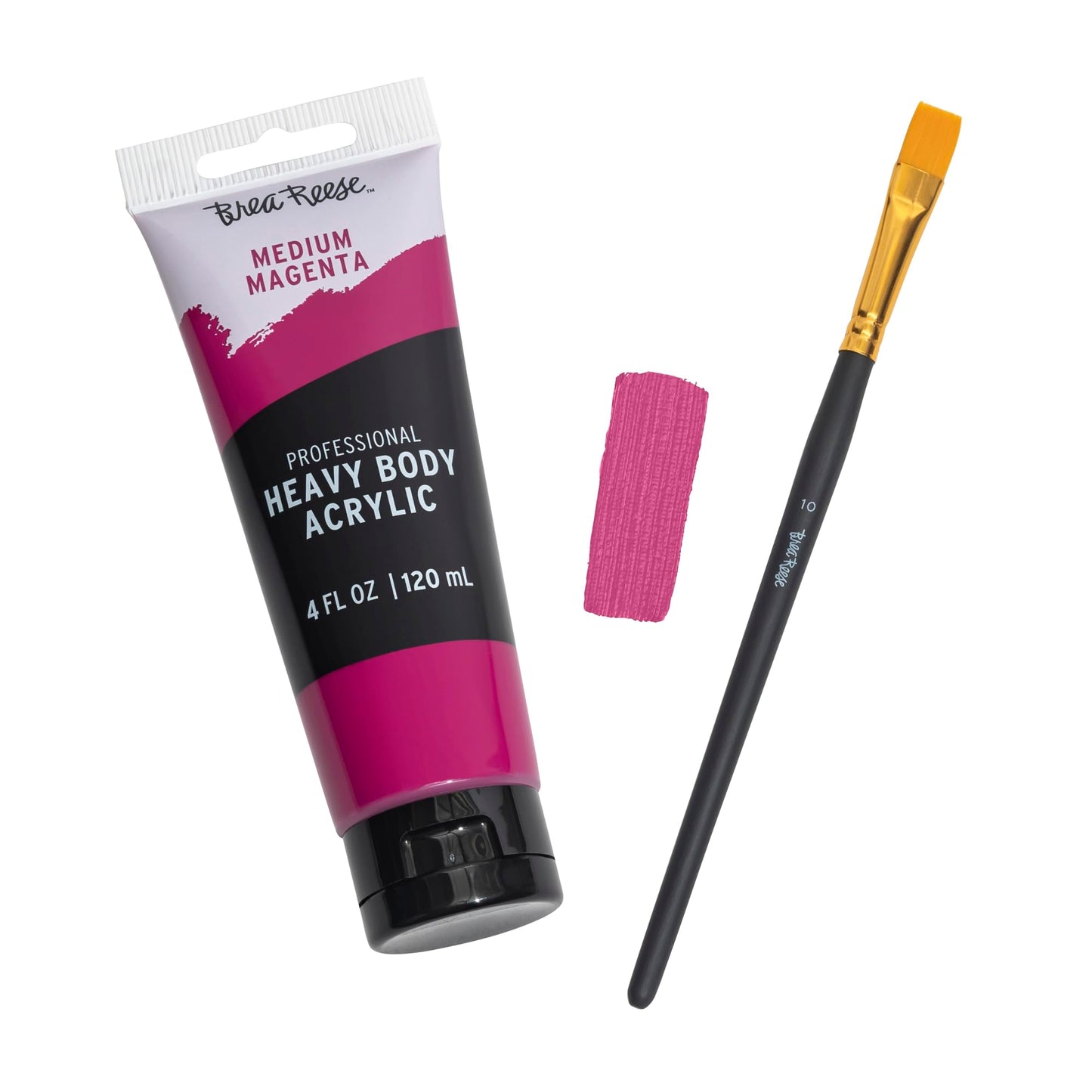 Brea Reese Professional Heavy-Body Acrylic Paint, 4 Oz, Magenta