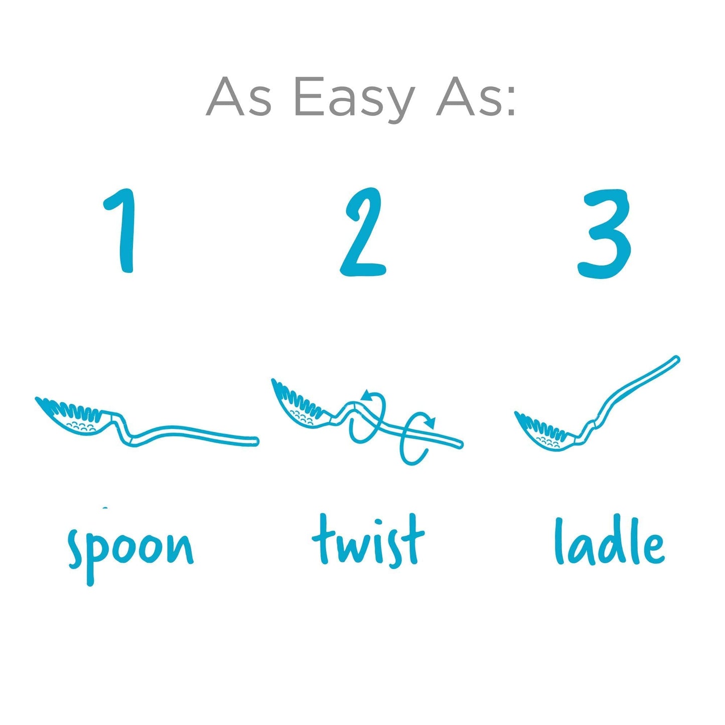 Dreamfarm Holey Spadle | Non-Stick Cooking Spoon & Serving Ladle with Holes | Black