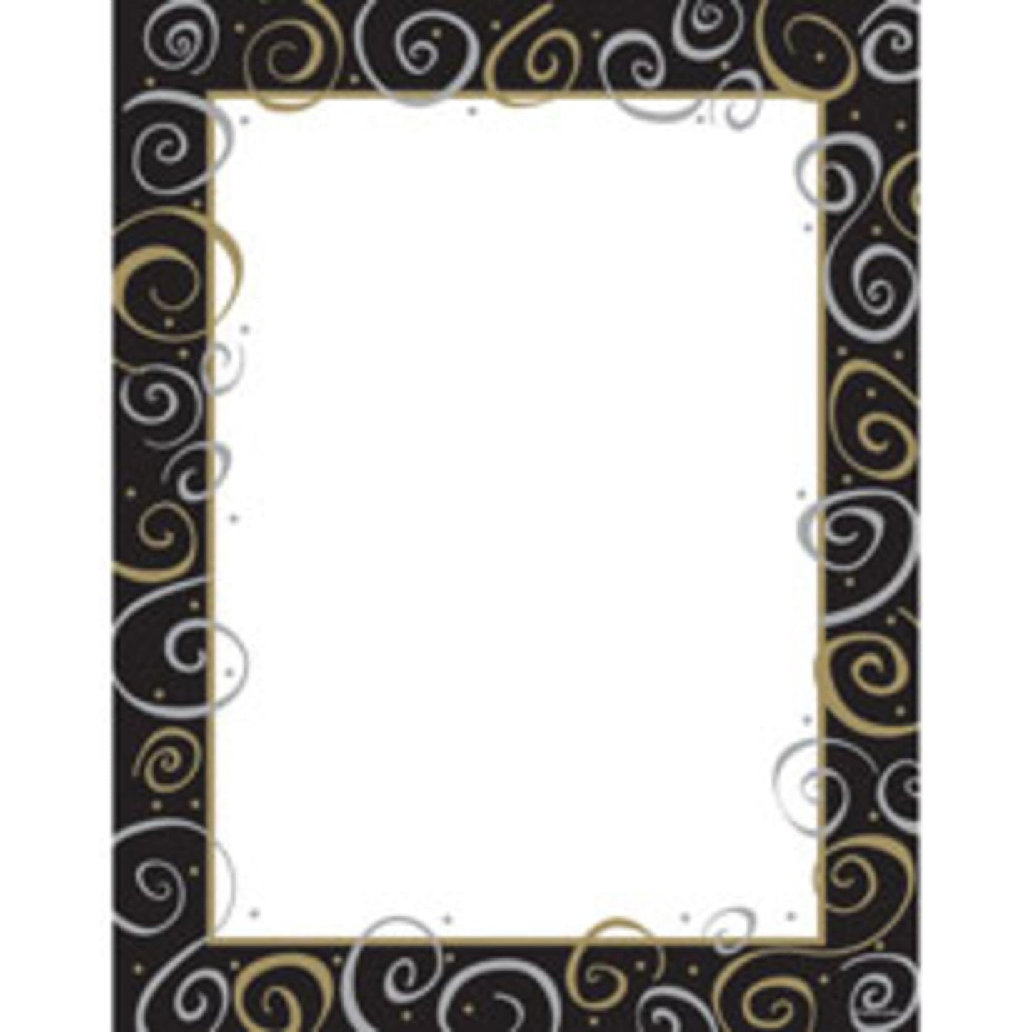Gartner™ Studios Design Paper, 8 1/2" x 11", 60 Lb, Silver And Gold, Pack Of 100 Sheets