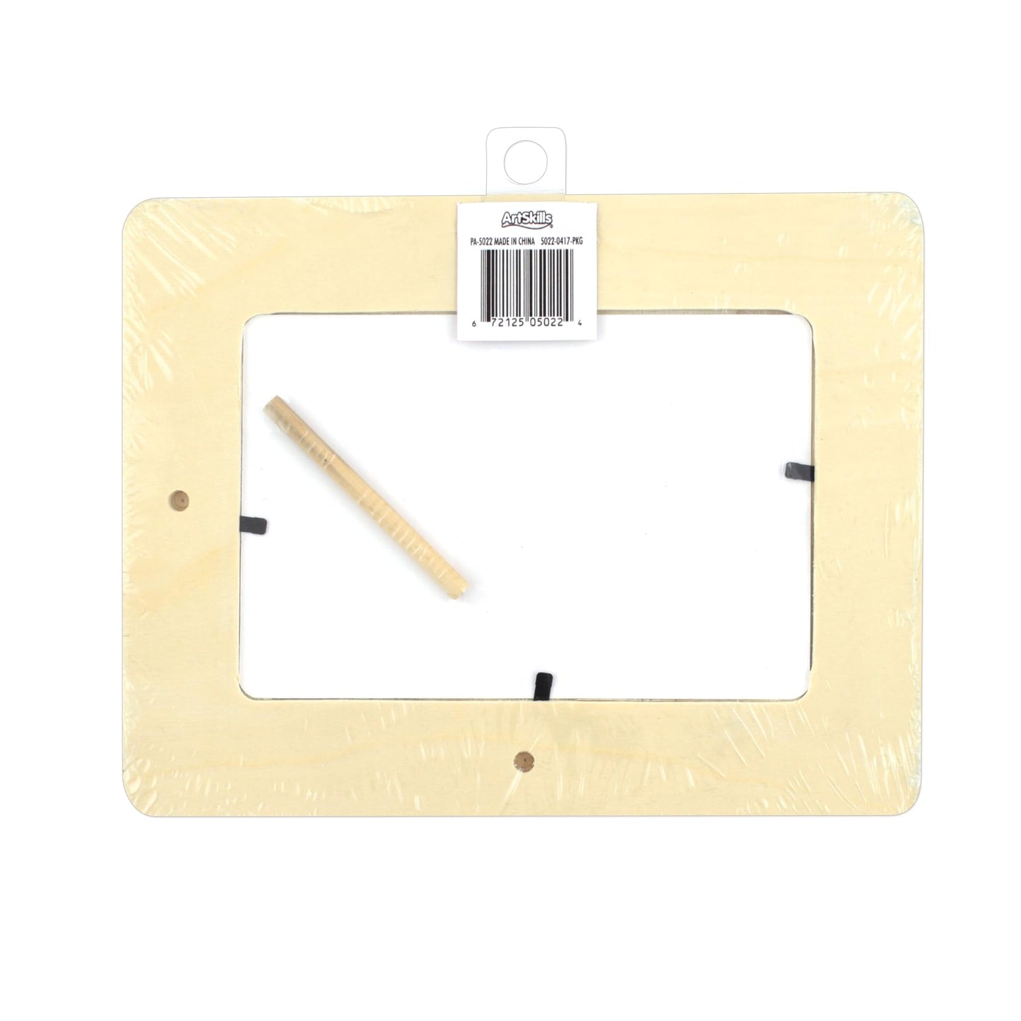 Artskills® Wood Frame, 6 3/4" x 8 3/4", Tan