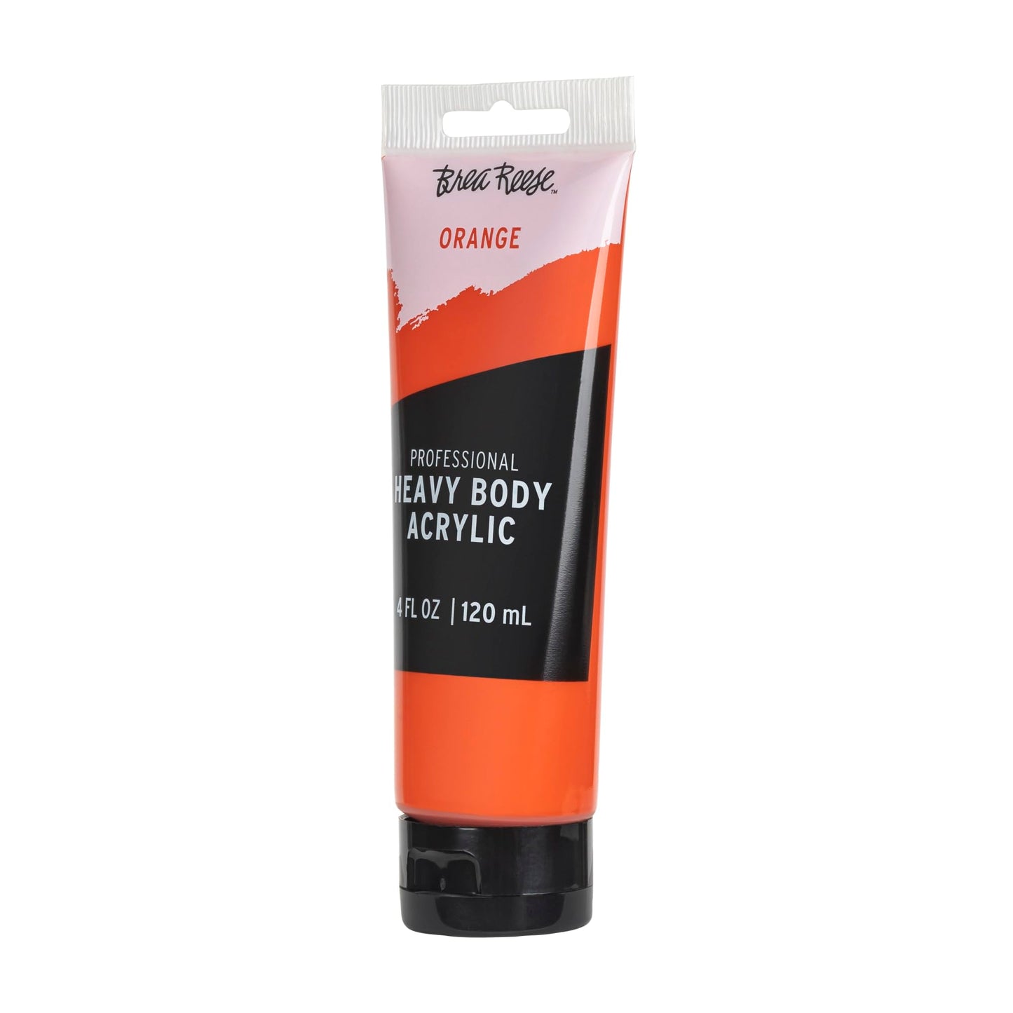 Brea Reese Professional Heavy-Body Acrylic Paint, 4 Oz, Orange
