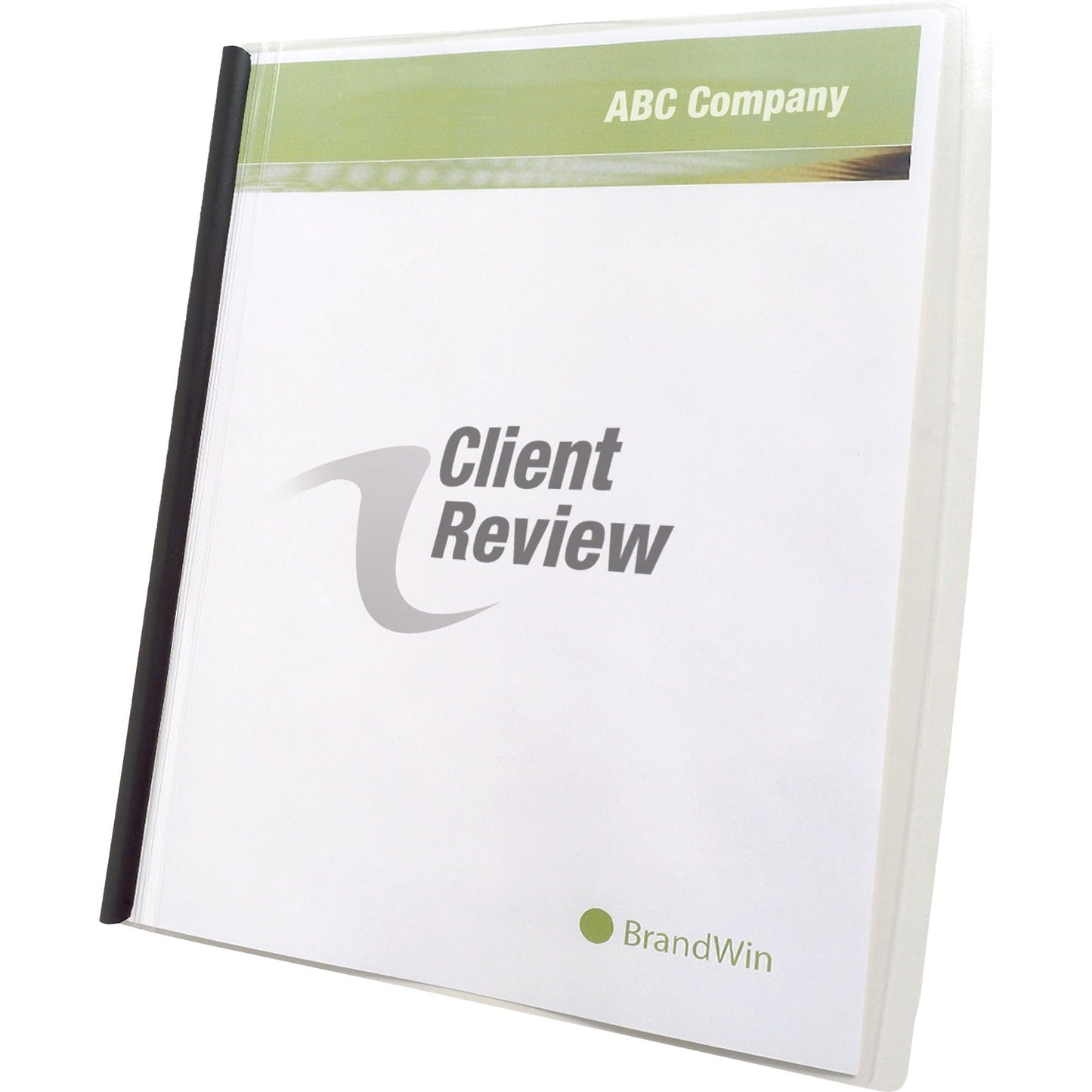 GBC Quartet Slide 'n Bind Frosted Report Covers, Clear, 10 Covers per Pack (W67504)