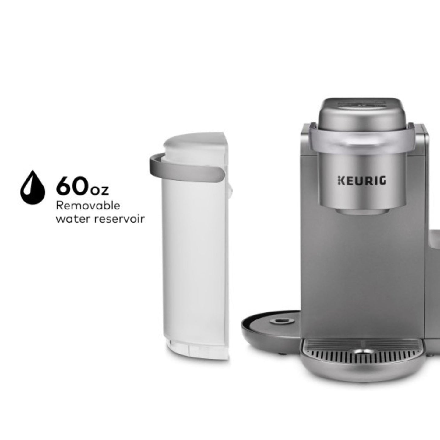 Keurig K-Cafe Special Edition Single Serve K-Cup Pod Coffee, Latte and Cappuccino Maker, Comes with Dishwasher Safe Milk Frother, Nickel